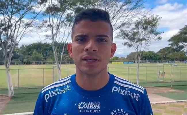 Bruno Rodrigues gravou mensagem para o torcedor do Cruzeiro na Toca II