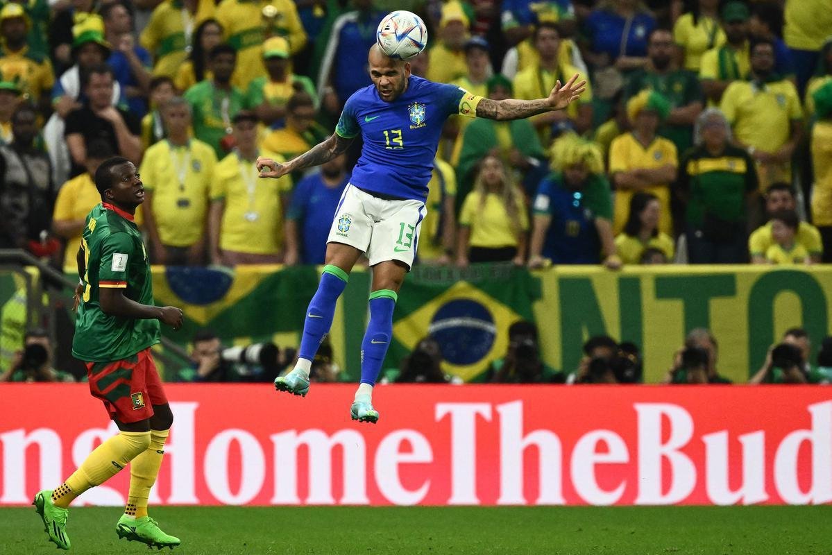 Fotos do jogo entre Brasil e Camares, pelo Grupo G da Copa do Mundo do Catar, no estdio Lusail