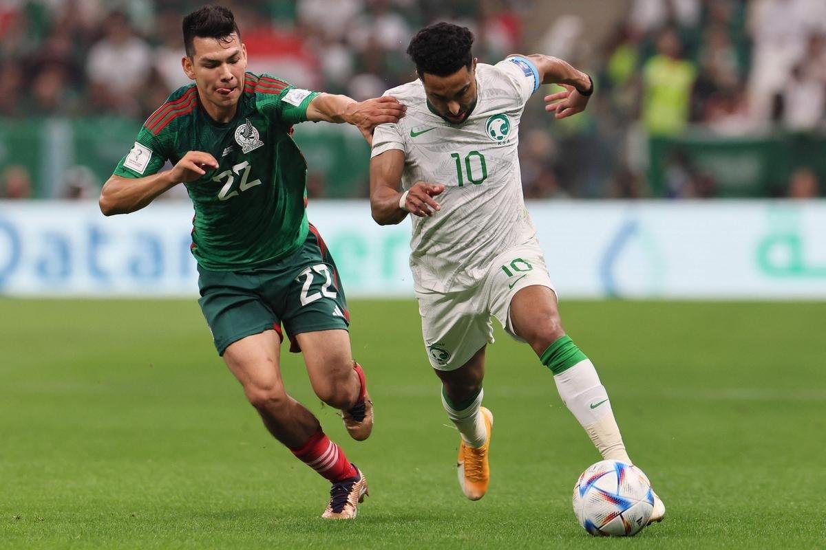Fotos do duelo entre Arbia Saudita e Mxico, nesta quarta-feira (30/11), no Lusail Stadium, na cidade de Lusail, pelo Grupo C da Copa do Mundo do Catar