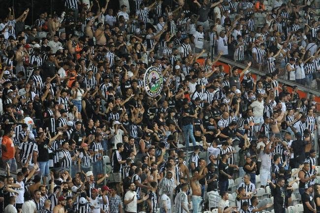 Torcida do Atltico no clssico contra o Amrica, no Mineiro, pela Copa Libertadores