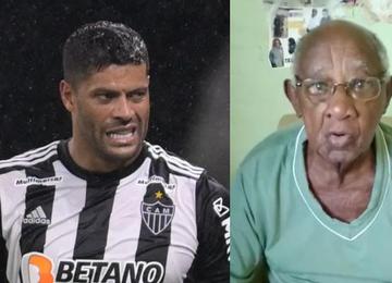 Atacante histórico do Galo, com passagem pelo clube entre os anos 1950 e 1960, ainda convidou o atual capitão alvinegro para tomar um café