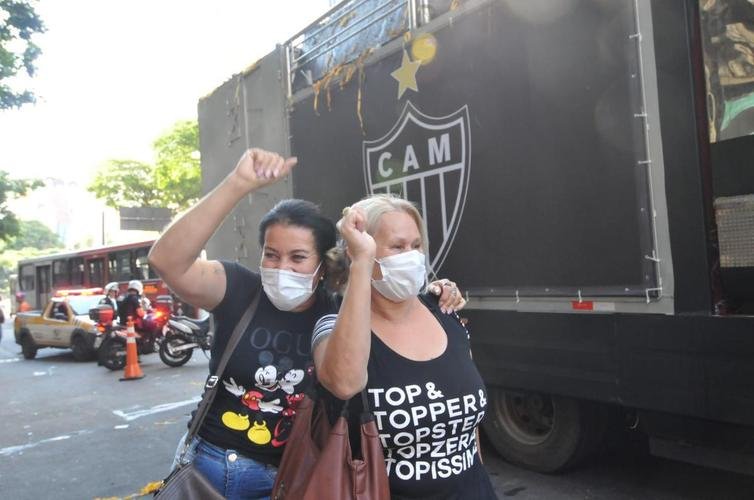 Fotos de Belo Horizonte nesta sexta-feira (03/12), após a comemoração do bicampeonato brasileiro do Atlético.