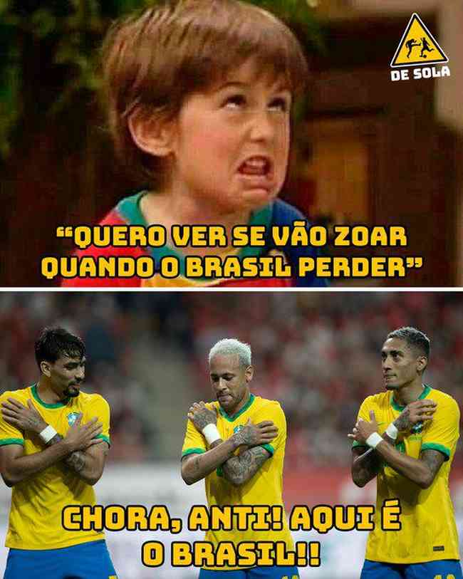 Memes da eliminação do Brasil na Copa do Mundo - Galeria de Fotos