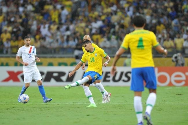 Brasil goleou o Paraguai por 4 a 0 no Mineiro, em BH, pelas Eliminatrias da Copa do Mundo, com gols de Raphinha, Philippe Coutinho, Antony e Rodrygo