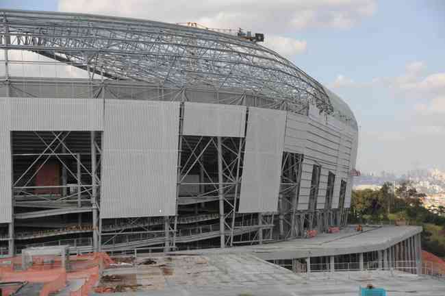 Futuro estádio do Galo, Arena MRV está com 60% das obras concluídas