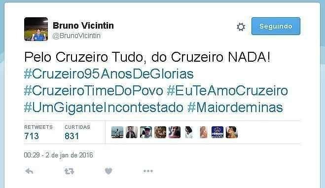 Bruno Vicintin, vice-presidente de futebol do Cruzeiro