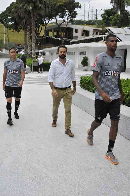 Danilo Barcelos e Felipe Santana foram apresentados nesta tera-feira na Cidade do Galo