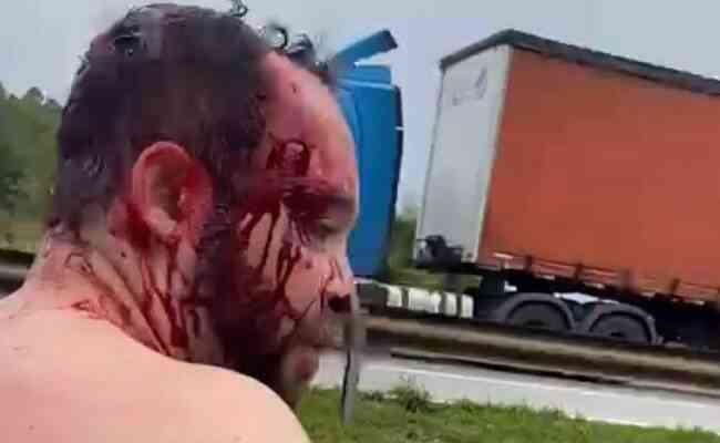 Presidente da Mancha Alviverde, Jorge Lus Sampaio Santos, foi agredido por integrantes da Mfia Azul