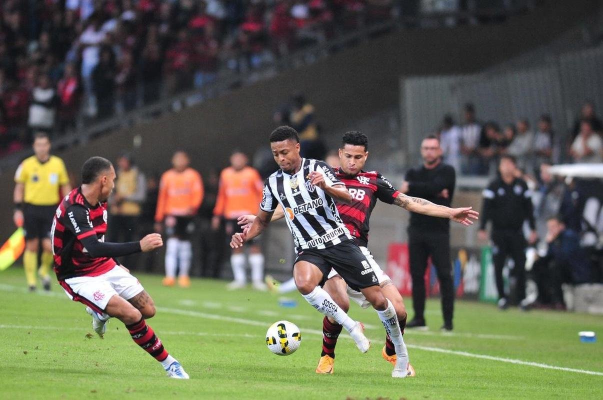 Fotos do jogo de ida das oitavas de final da Copa do Brasil, entre Atltico e Flamengo, no Mineiro (22/6/2022)