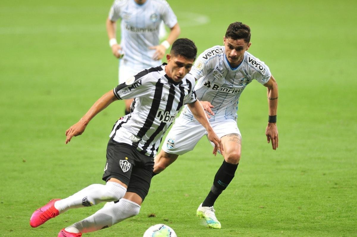 Fotos do jogo entre Atltico e Grmio, no Mineiro