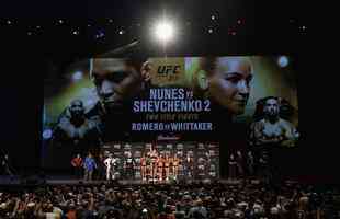 Pesagem do UFC 213, em Las Vegas