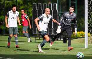 Fotos do ltimo treino comandado por Thiago Larghi no Atltico