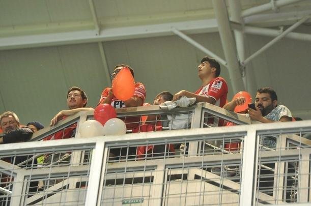 Fotos da torcida do Atltico na partida contra o Unin La Calera, do Chile, no Independncia, pela Copa Sul-Americana