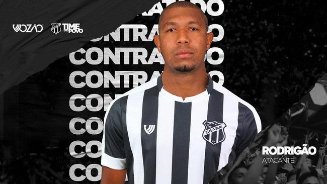 O Cear anunciou a contratao do atacante Rodrigo, que estava no Coritiba