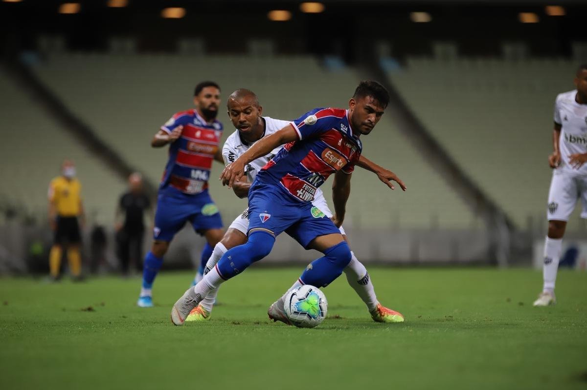 Atltico perdeu por 2 a 1 para o Fortaleza, no Castelo