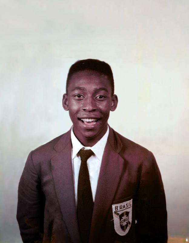 Pel na Copa de 1958, na Sucia, a primeira conquistada pelo Brasil