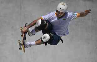 Pedro Barros conquistou a medalha de prata no skate park