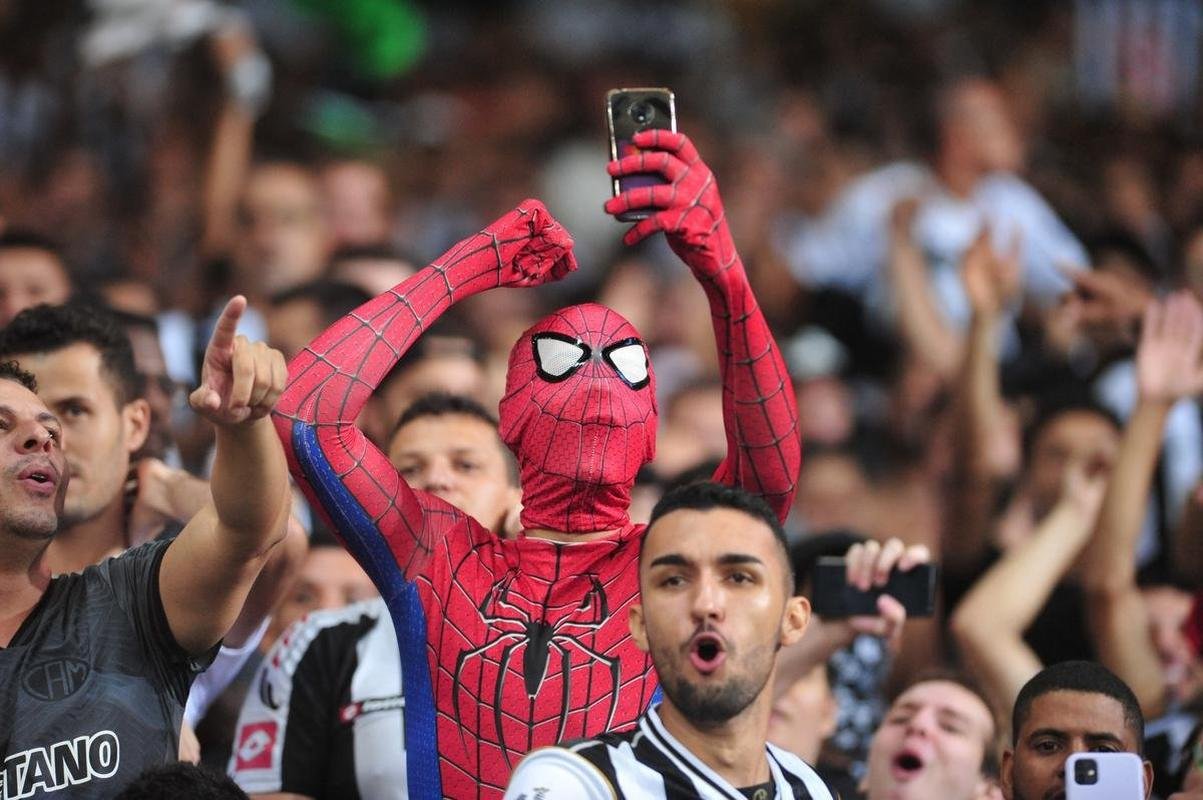 Torcida do Atltico no clssico contra o Amrica, no Mineiro, pela Copa Libertadores