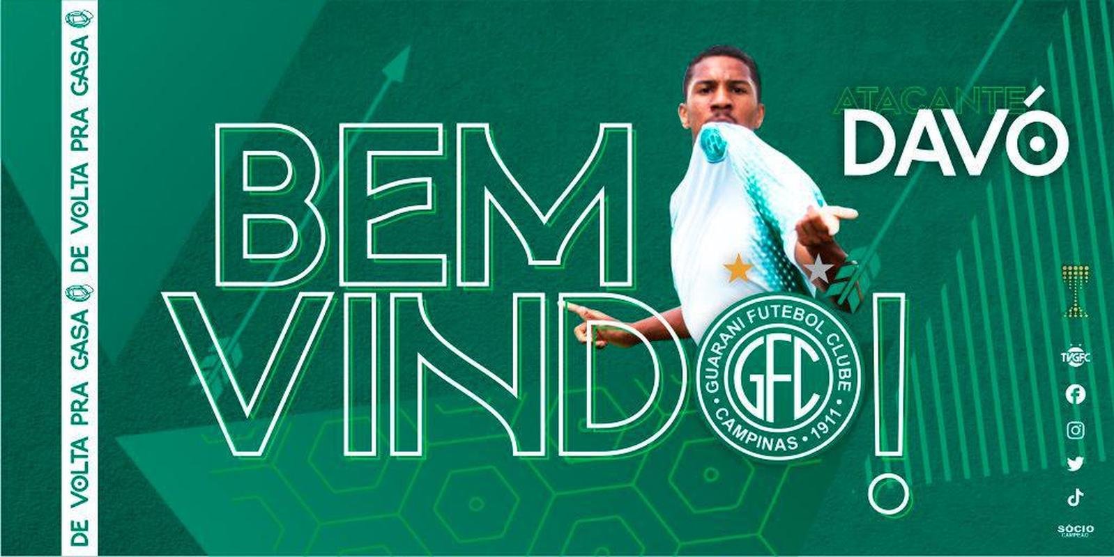 Matheus Dav, atacante (Guarani)