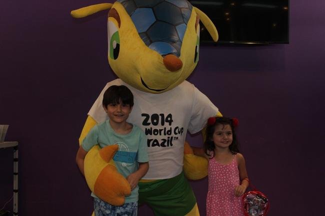 Em 2014, estdio promoveu encontro com o mascote da Copa