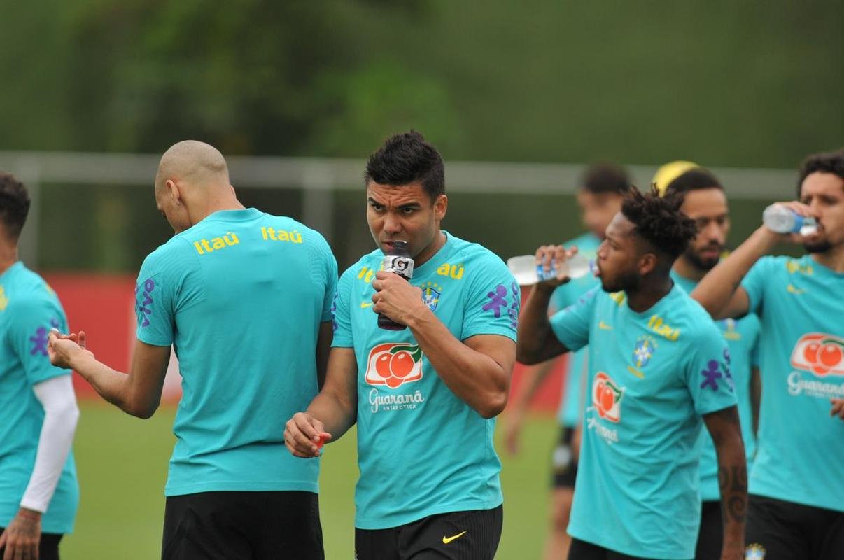 Seleo Brasileira concluiu na Toca da Raposa II, CT do Cruzeiro, em BH, a preparao para enfrentar o Paraguai no Mineiro pelas Eliminatrias da Copa do Mundo do Catar