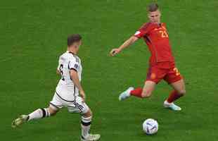 Fotos de Espanha x Alemanha, neste domingo, no Estdio Al Bayt, pelo Grupo E da Copa do Mundo no Catar