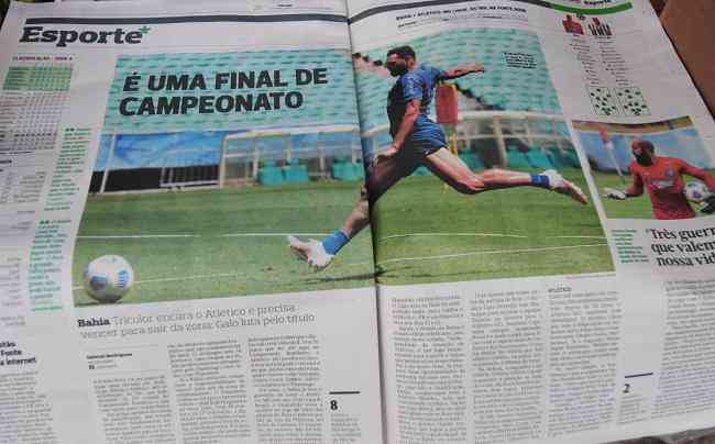Jornal Correio diz que a partida  uma 'final de campeonato' para o Bahia