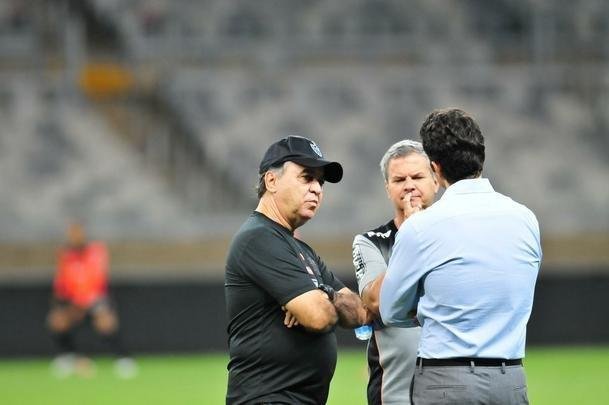 Imagens do treino do Atltico no Mineiro