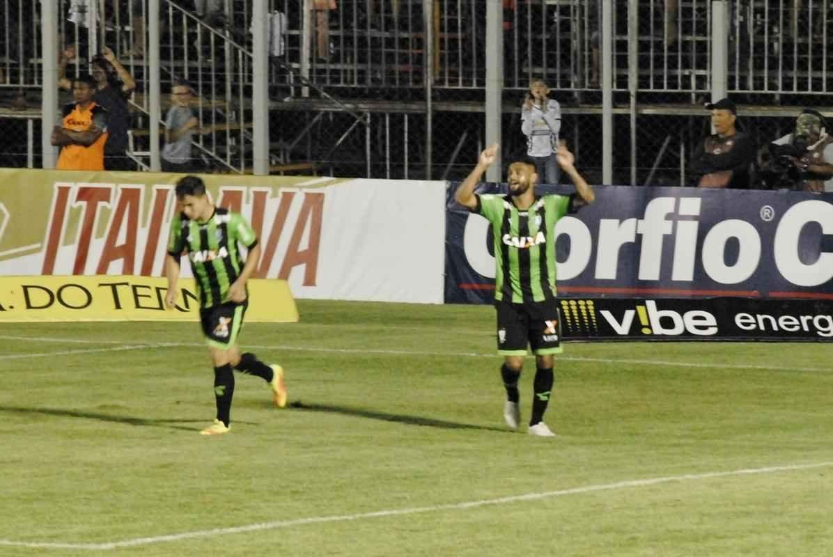 Amrica goleou Luverdense no Passo das Emas com gols de Renan Oliveira, Luan e Neto Moura