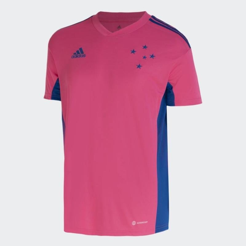 Nova camisa rosa do Cruzeiro, fornecida pela Adidas