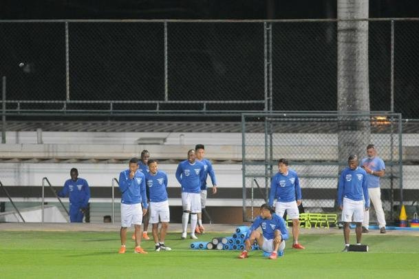 Seleo Equatoriana treinou pela primeira vez em BH, no Sesc Venda Nova