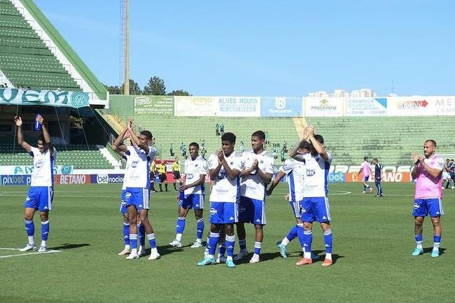 No segundo jogo consecutivo em solo paulista, a saudao foi feita aps a derrota celeste por 1 a 0 para o Guarani. A partida foi disputada no estdio Brinco de Ouro da Princesa, em Campinas. 