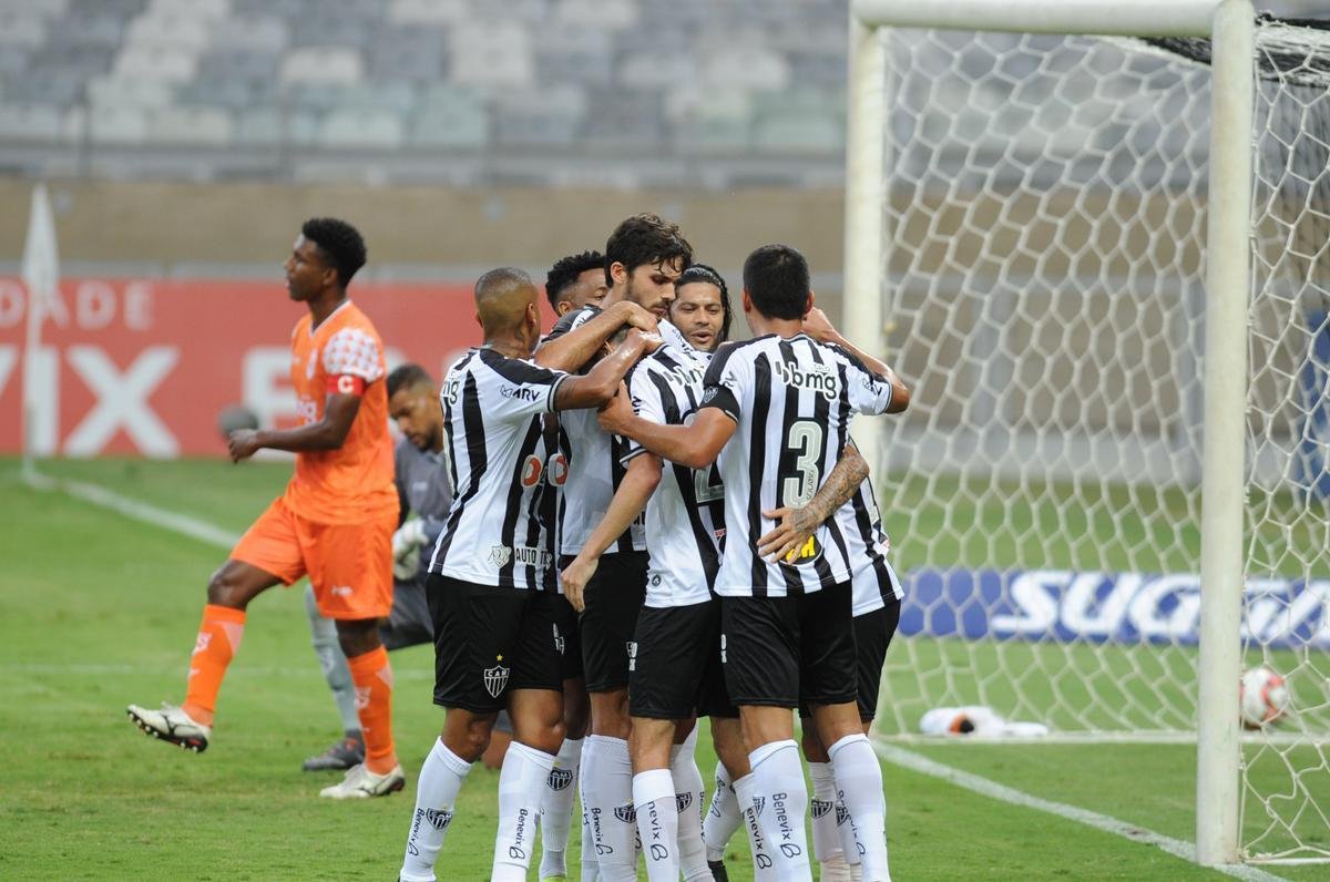 Fotos do jogo entre Atltico e Coimbra, no Mineiro, em Belo horizonte, pela quinta rodada do Campeonato Mineiro de 2021
