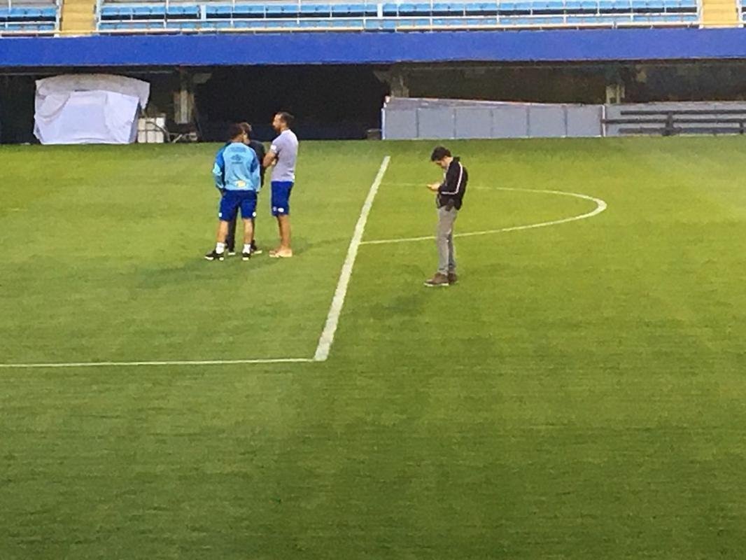 Fotos do mtico estdio de La Bombonera e do trabalho de reconhecimento feito pelo Cruzeiro