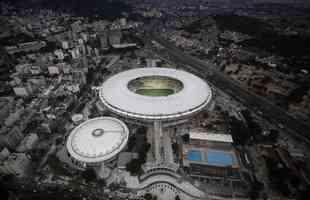 Palco da final das Copas do Mundo de 1950 e 2014, Maracan receber jogos de futebol e ser palco das cerimnias de abertura e encerramento