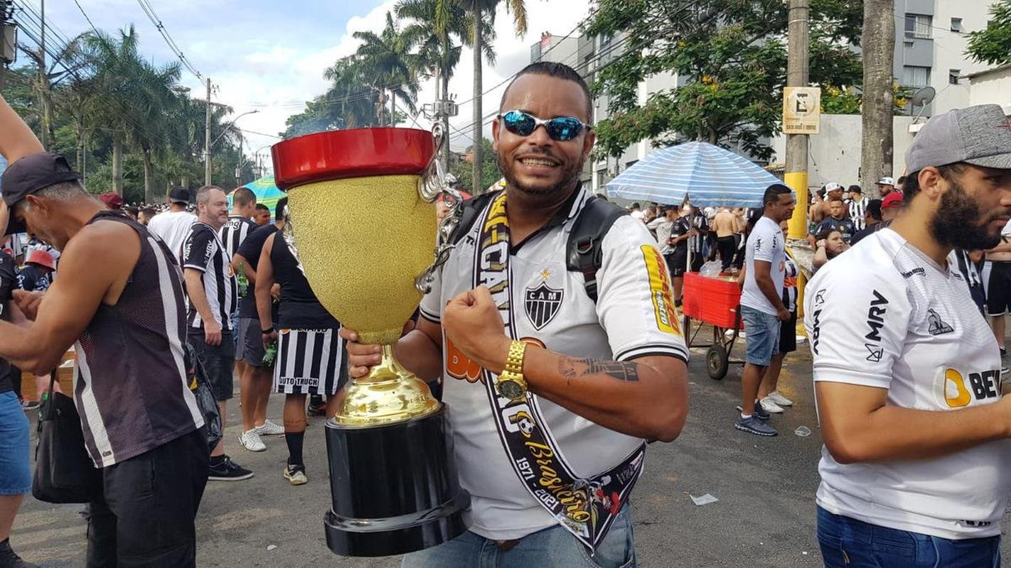 Chegada da torcida do Atltico ao Mineiro para a final da Copa do Brasil, contra o Athletico-PR