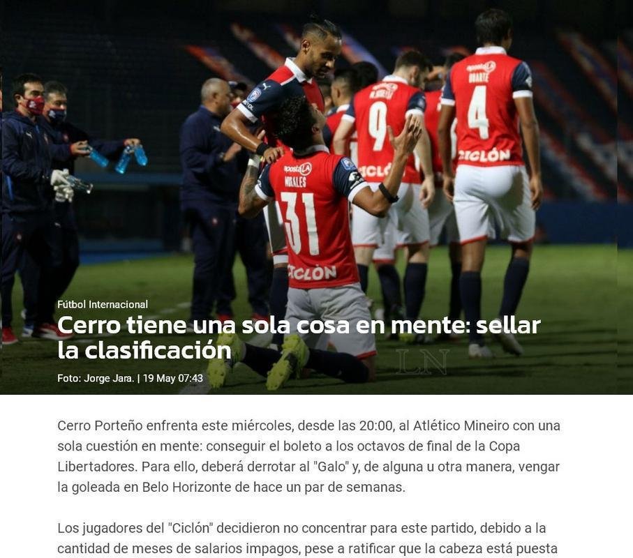 Versus - O Cerro s tem uma coisa em mente: selar a classificao