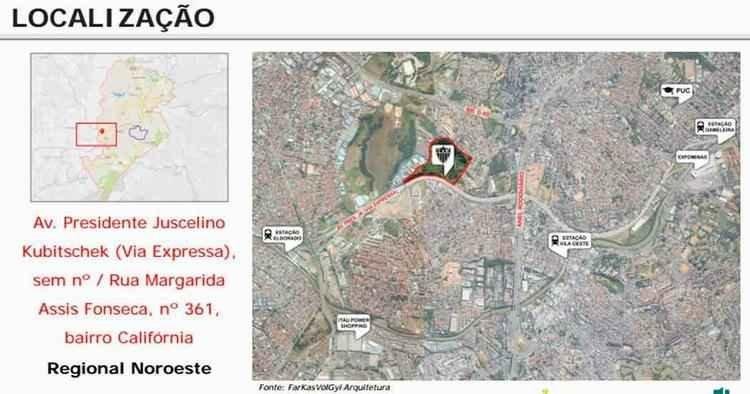 Veja os detalhes do projeto da arena do Galo, que foi apresentado na quinta-feira