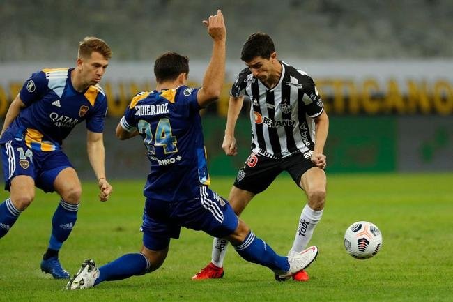 Fotos do jogo entre Atltico e Boca Juniors, no Mineiro, em Belo Horizonte, pela volta das oitavas de final da Copa Libertadores 2021
