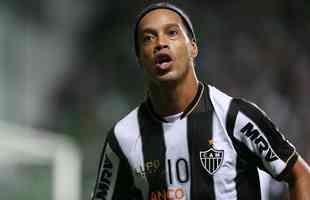 Ronaldinho Gacho: meia, que jogou pela Seleo Brasileira, chegou ao Atltico em 2012