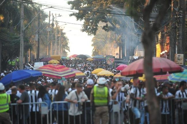 Fotos da chegada da torcida do Atl�tico ao Mineir�o para o jogo contra o Emelec pelas oitavas de final da Copa Libertadores de 2022