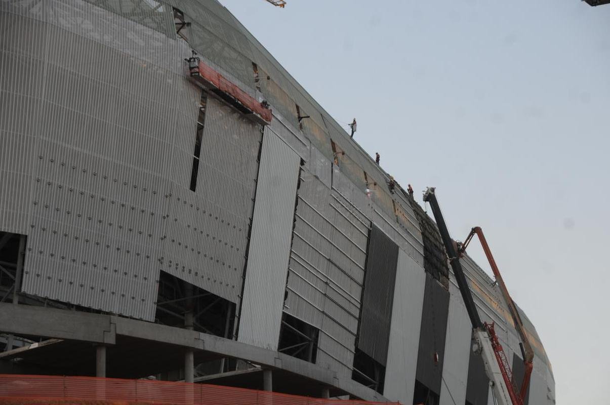 Futuro estdio do Galo, Aena MRV est com 60% das obras concludas