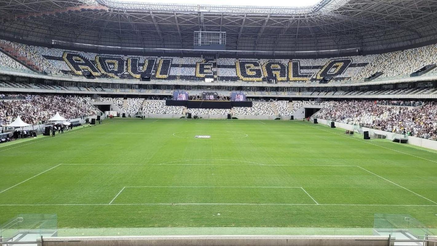 Fotos da inaugurao da Arena MRV