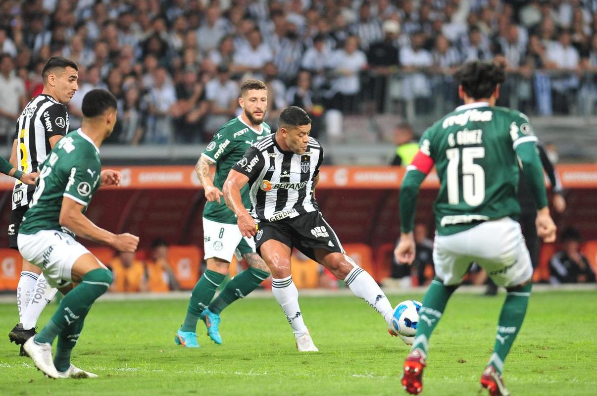 Fotos do jogo de ida das quartas de final da Copa Libertadores, entre Atltico e Palmeiras, no Mineiro