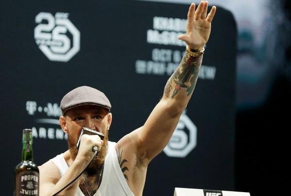 Imagens do Media Day do UFC 229, com Conor McGregor e Khabib Nurmagomedov