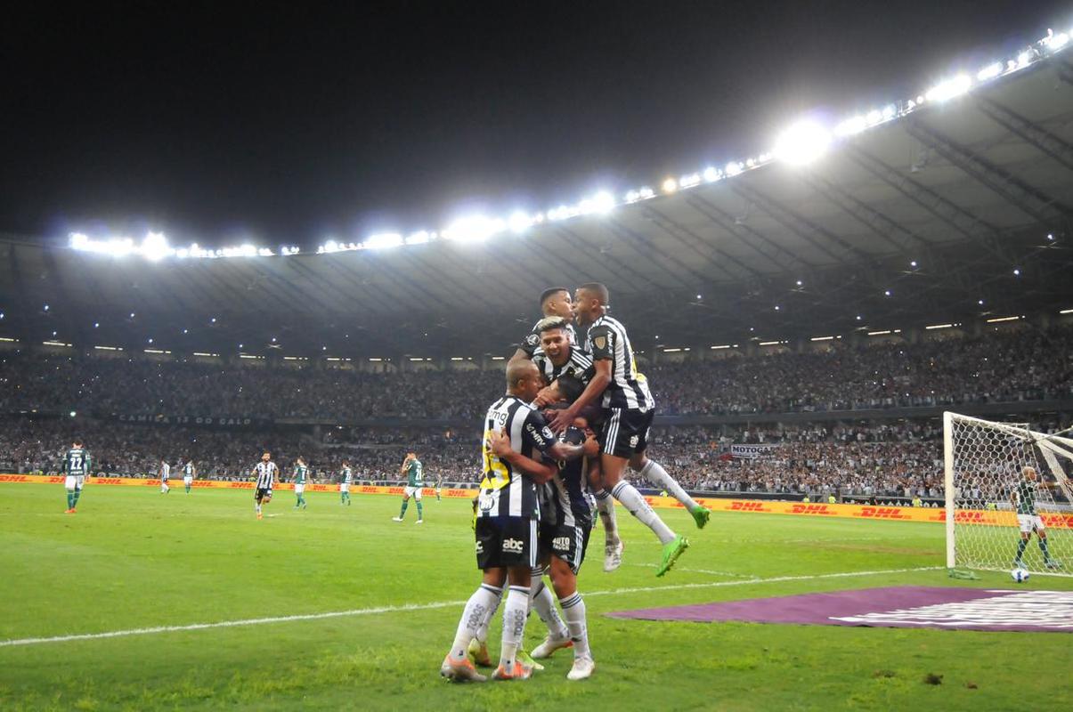 Fotos do jogo de ida das quartas de final da Copa Libertadores, entre Atltico e Palmeiras, no Mineiro