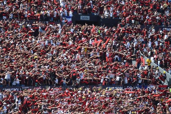 Torcida do Flamengo na final da Libertadores