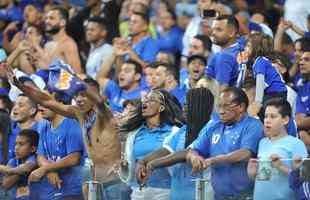 Fotos da torcida do Cruzeiro, no Mineiro, na vitria por 2 a 1 sobre o Fluminense, pela 21 rodada do Brasileiro