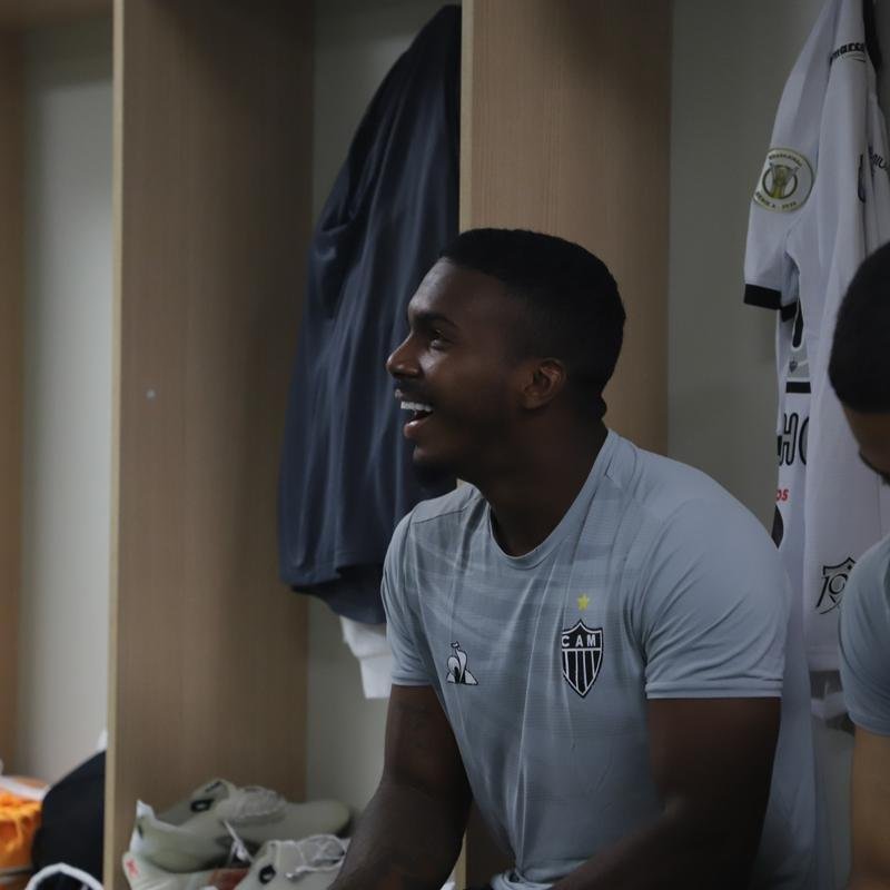 Fotos do aquecimento do Atltico no Allianz Parque antes do jogo contra o Palmeiras pela 19 rodada do Campeonato Brasileiro