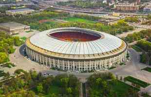 Provvel palco da final, o Estdio Lujniki est localizado na capital, Moscou, e tem capacidade para receber 84.745 pessoas